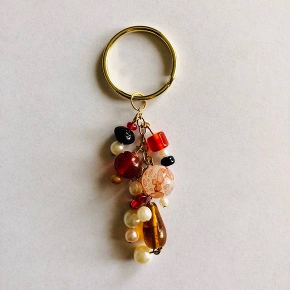 Handmade Gold Cascading Keychain - Picture 1 of 3